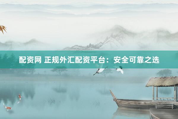 配资网 正规外汇配资平台：安全可靠之选