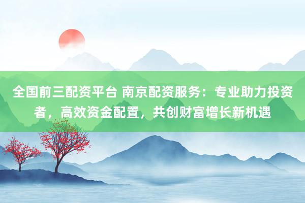 全国前三配资平台 南京配资服务：专业助力投资者，高效资金配置，共创财富增长新机遇