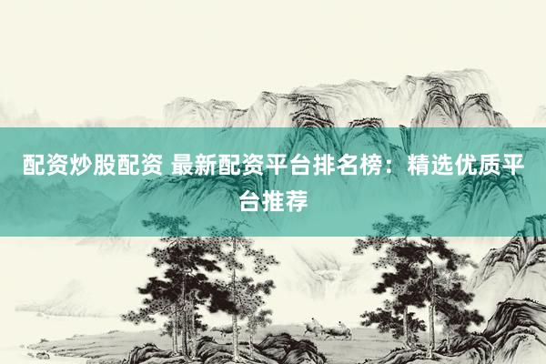 配资炒股配资 最新配资平台排名榜：精选优质平台推荐