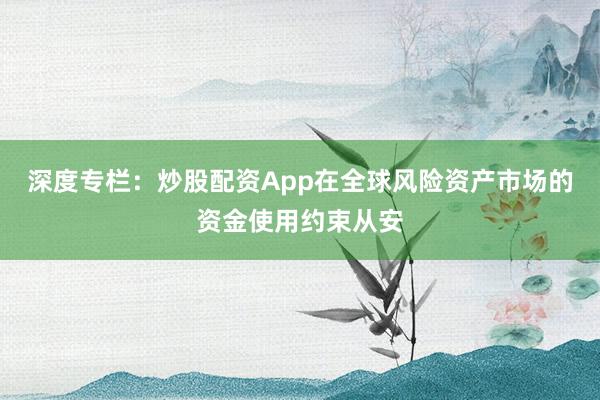 深度专栏：炒股配资App在全球风险资产市场的资金使用约束从安